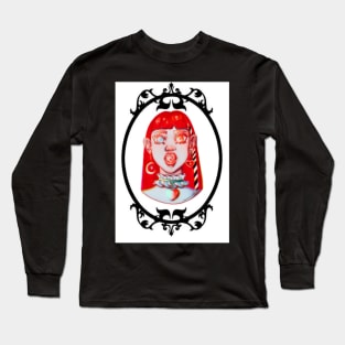 Cute creep girl Long Sleeve T-Shirt